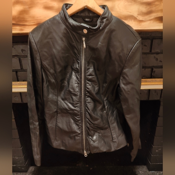 Wilson leather biker jacket - Large - Picture 2 of 5